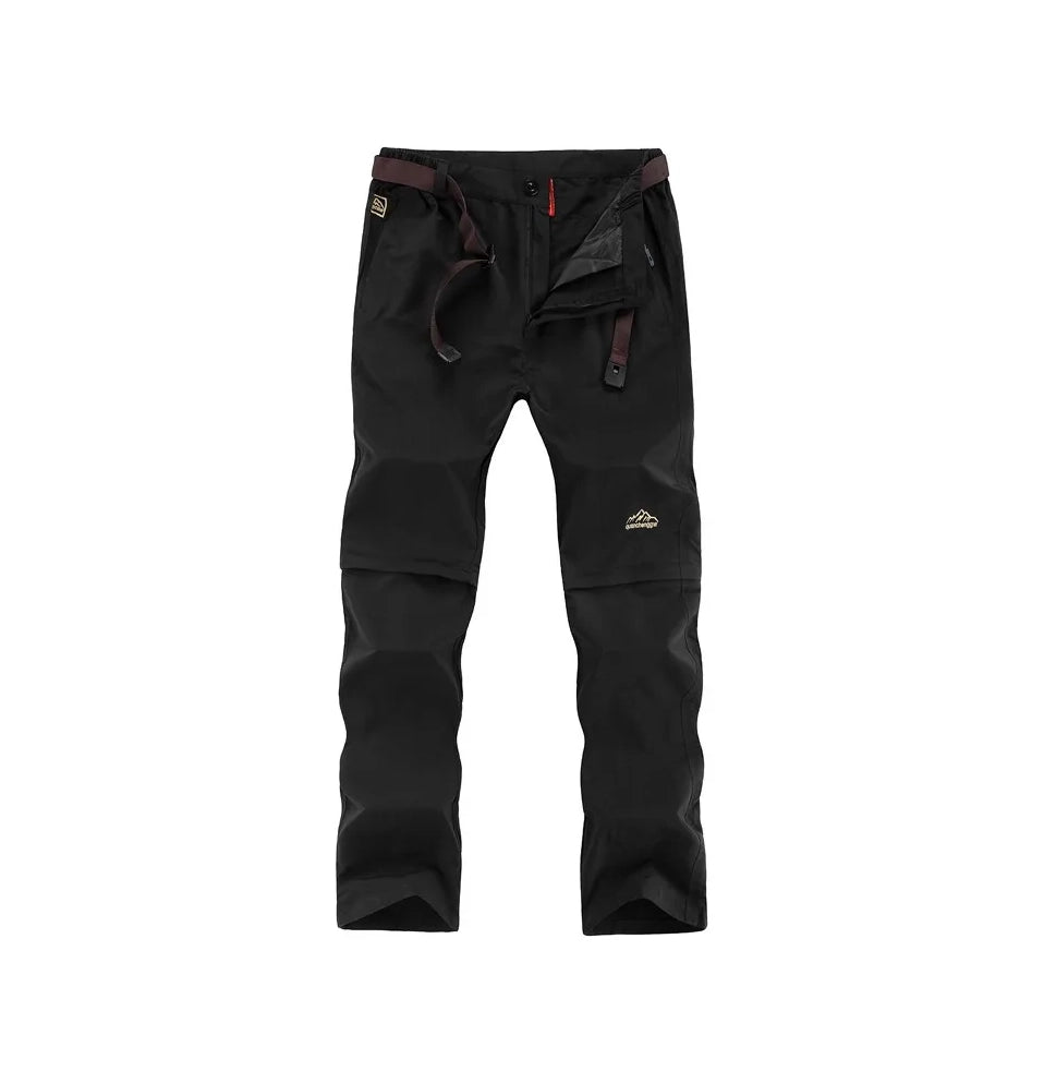 Pantalon Trekking Outdoor Hombres Desmontable Secado Rápido