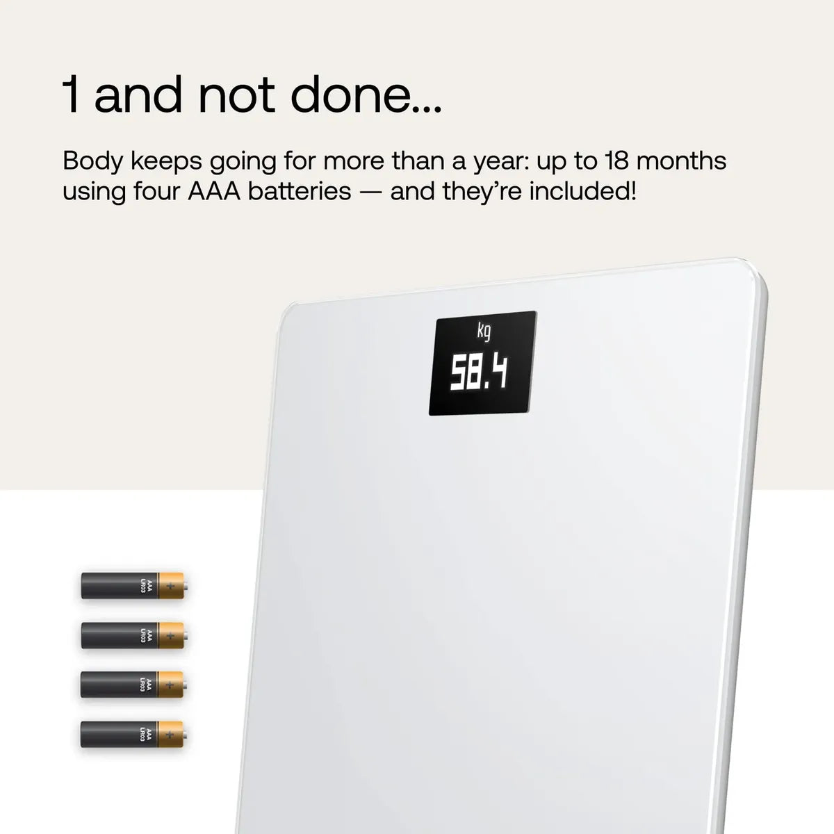 Báscula Inteligente Withings Body WBS06 | Wi-Fi + Bluetooth | Sincronización Automática | Open Box