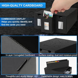 Caja Organizadora para Cartas Coleccionables con 48 Separadores – 12 Cajones Negros
