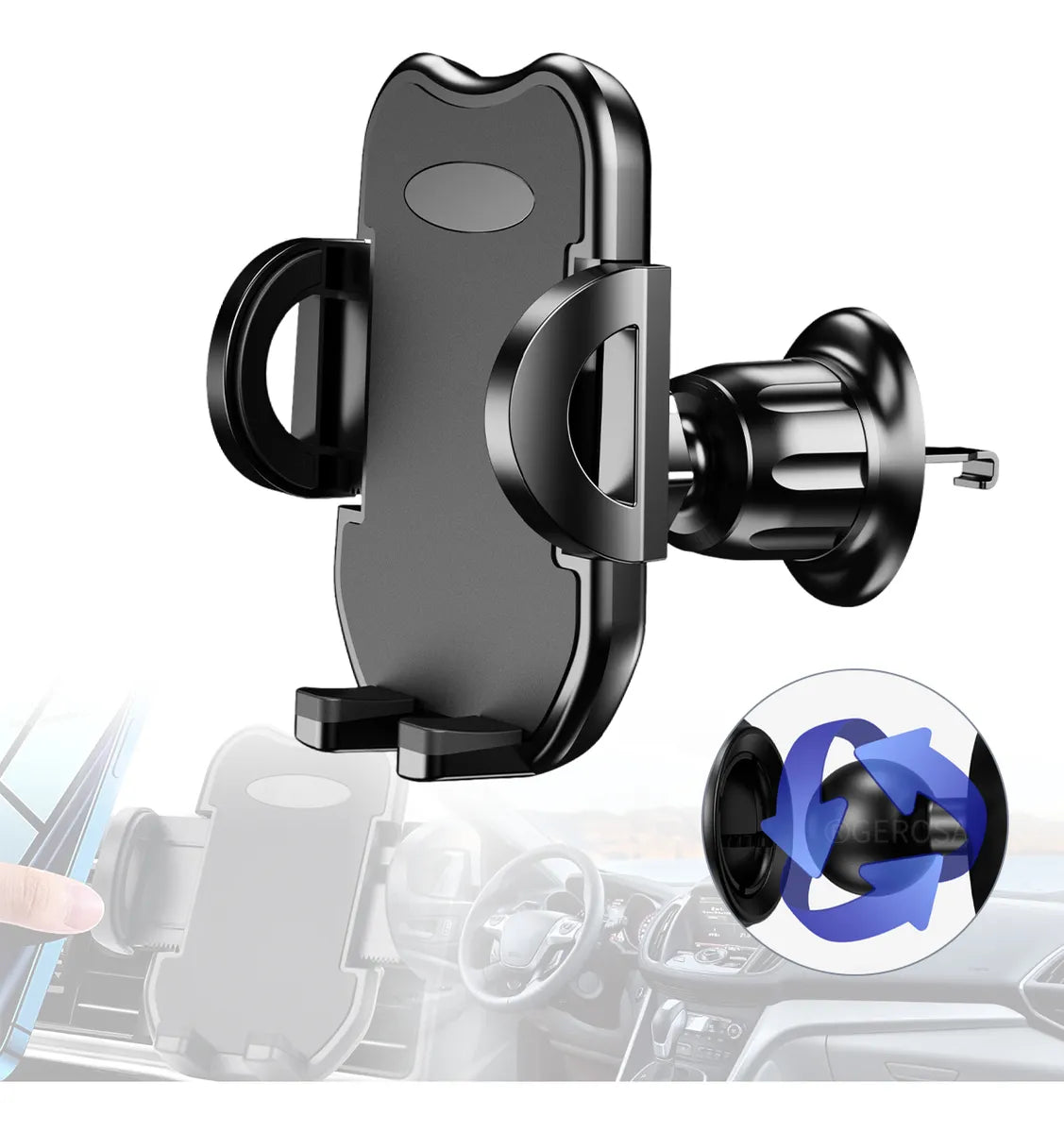 Soporte Porta Celular 360° De Giratorio Auto Universal