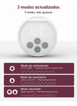 Extractor de leche portátil doble Momcozy S12 Pro de 24 mm