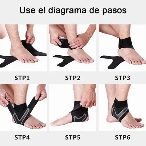 Tobillera, Pack 2 Unidades Fisio X Por Tallas