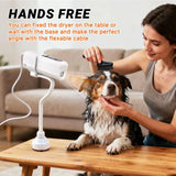 Fujoyia Secador de Pelo para Mascotas 110.000 RPM 1000 W – Blanco, 120V