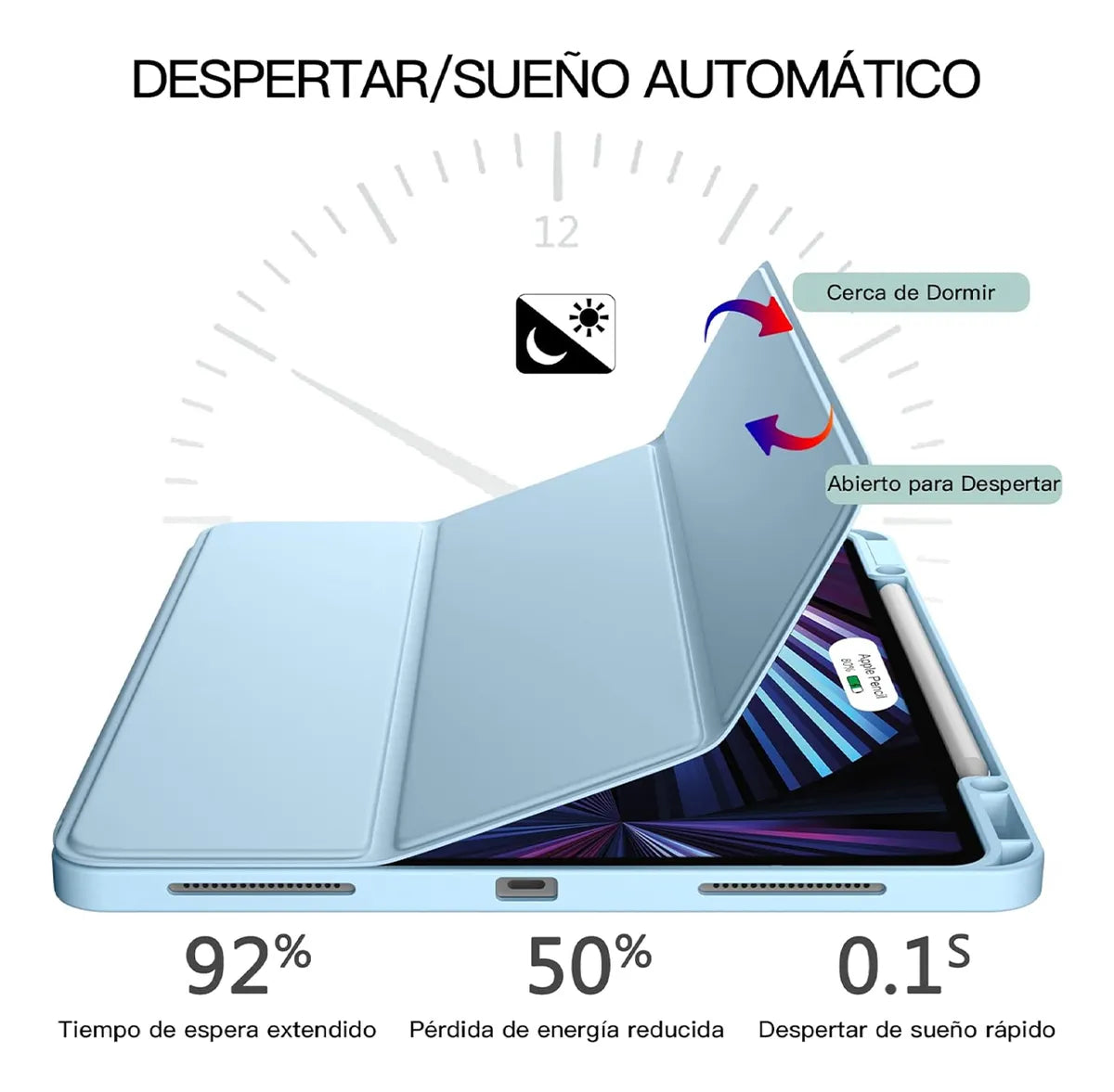 Carcasa Fundas Smart Cover Para iPad Air 13 Pulgadas M2 2024