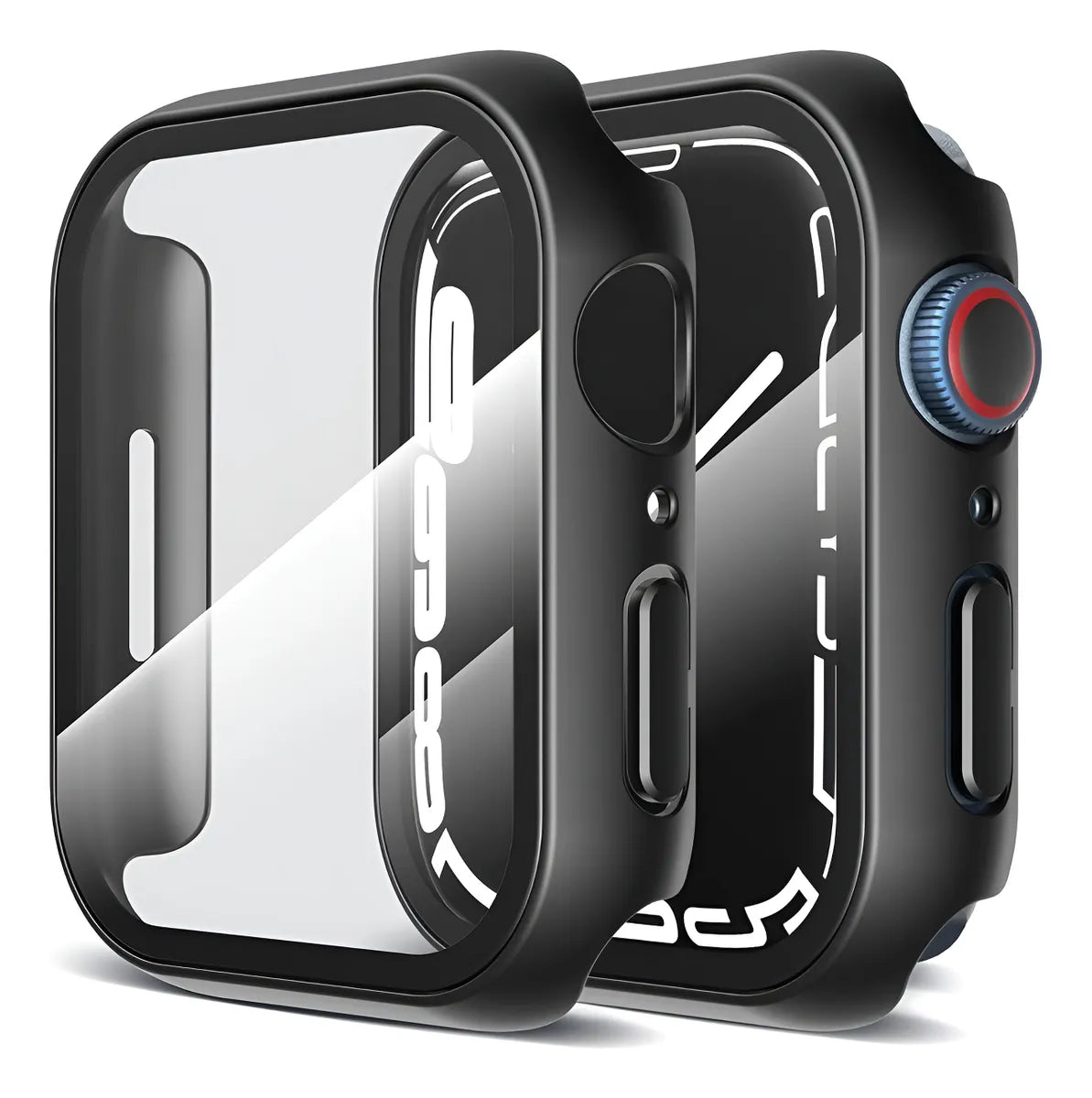 Carcasa Para Apple Watch Con Vidrio Templado Premium