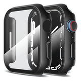 Carcasa Para Apple Watch Con Vidrio Templado Premium