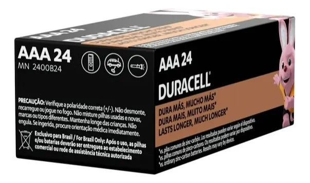 Pack 24 Pilas Duracell Aaa Alcalina Caja