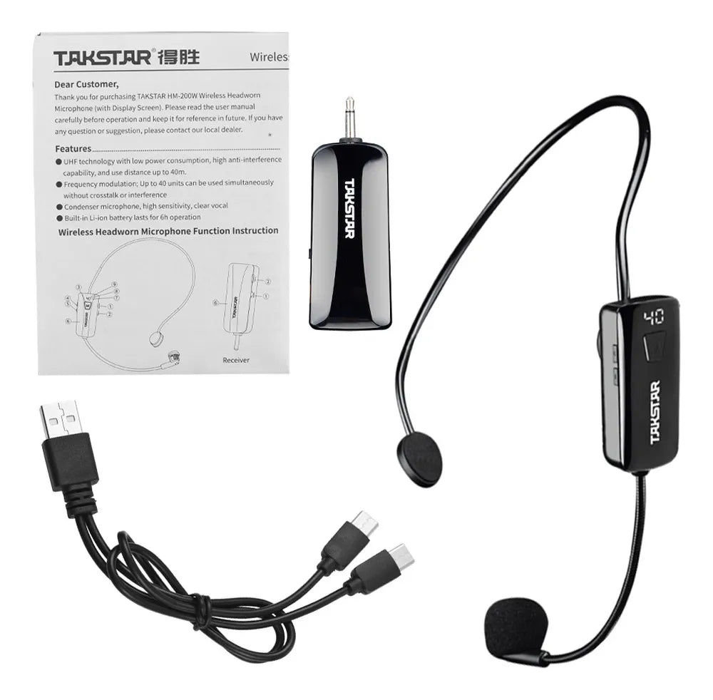 Micrófonos Cabeza Para Takstar Hm-200w