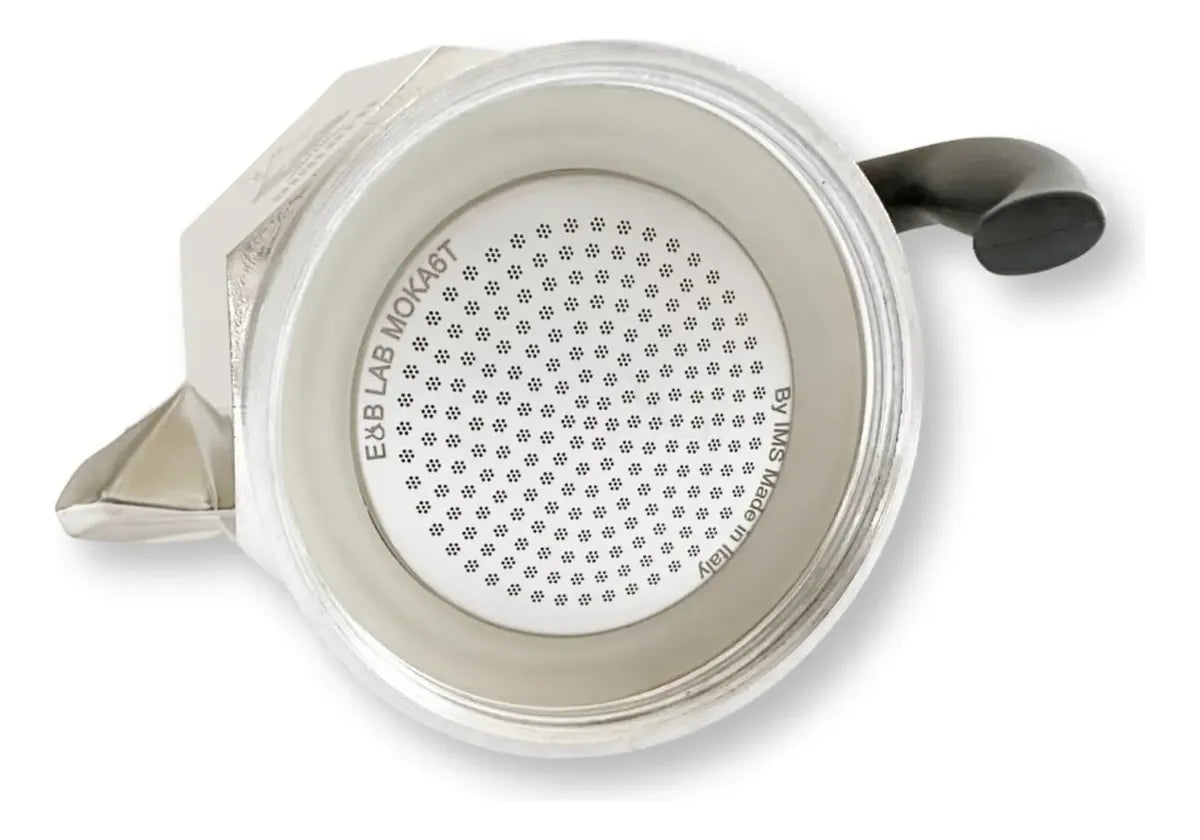 Filtro Moka E&B Lab by IMS Competition 6 Tazas para Bialetti – Acero Inoxidable