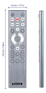 Control Remoto por Voz AIDITIYMI ERF6A80 Compatible con Hisense Smart TV