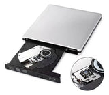 Grabadora Dvd, Lector De Cd Externo Usb 3.0+ Type C Quemado Blanco