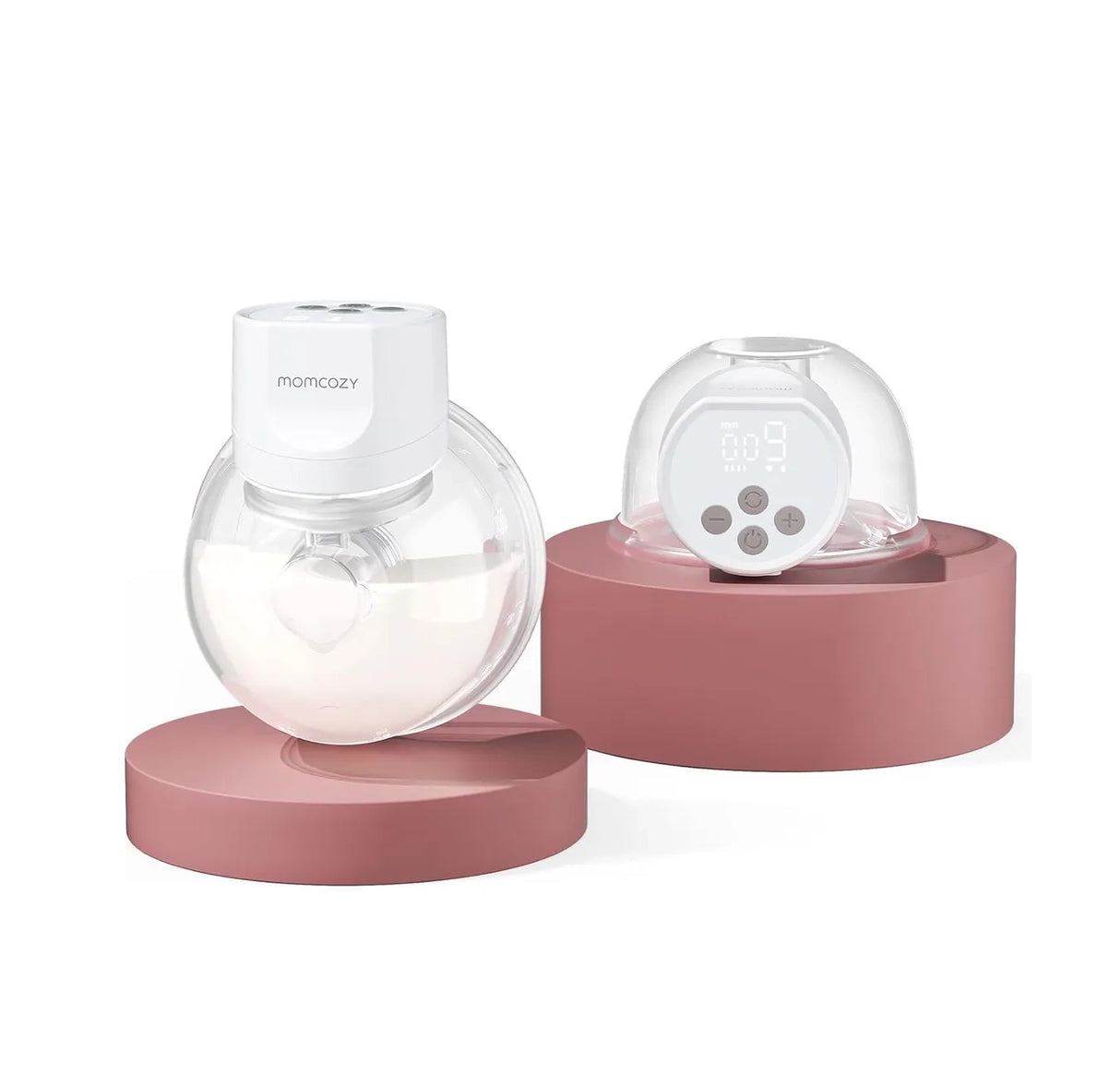 Extractor de leche portátil doble Momcozy S12 Pro de 24 mm