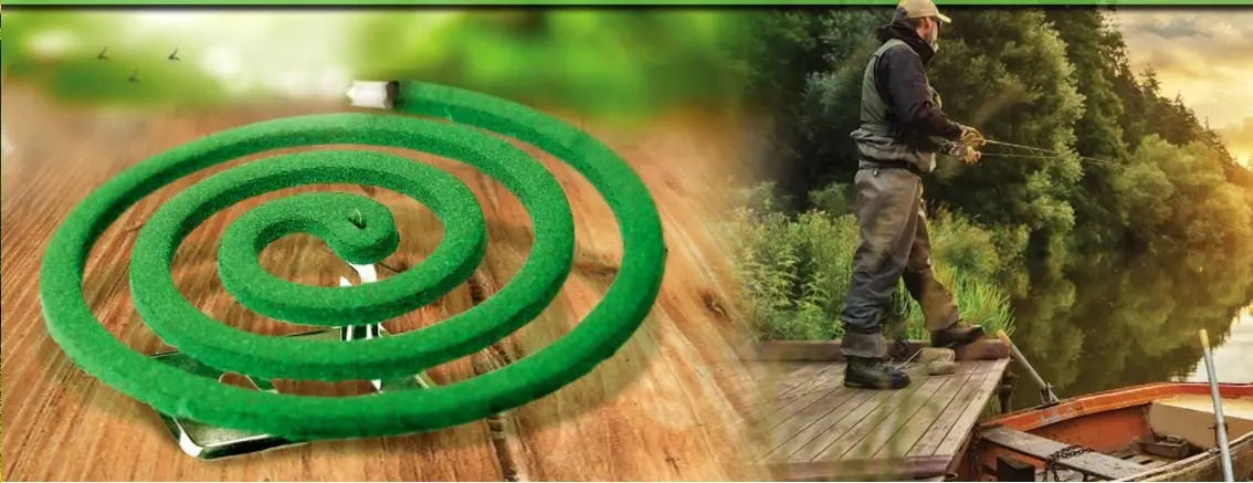 Espirales Repelentes para Mosquitos W4W Outdoor | Pack de 12 Espirales + 6 Soportes