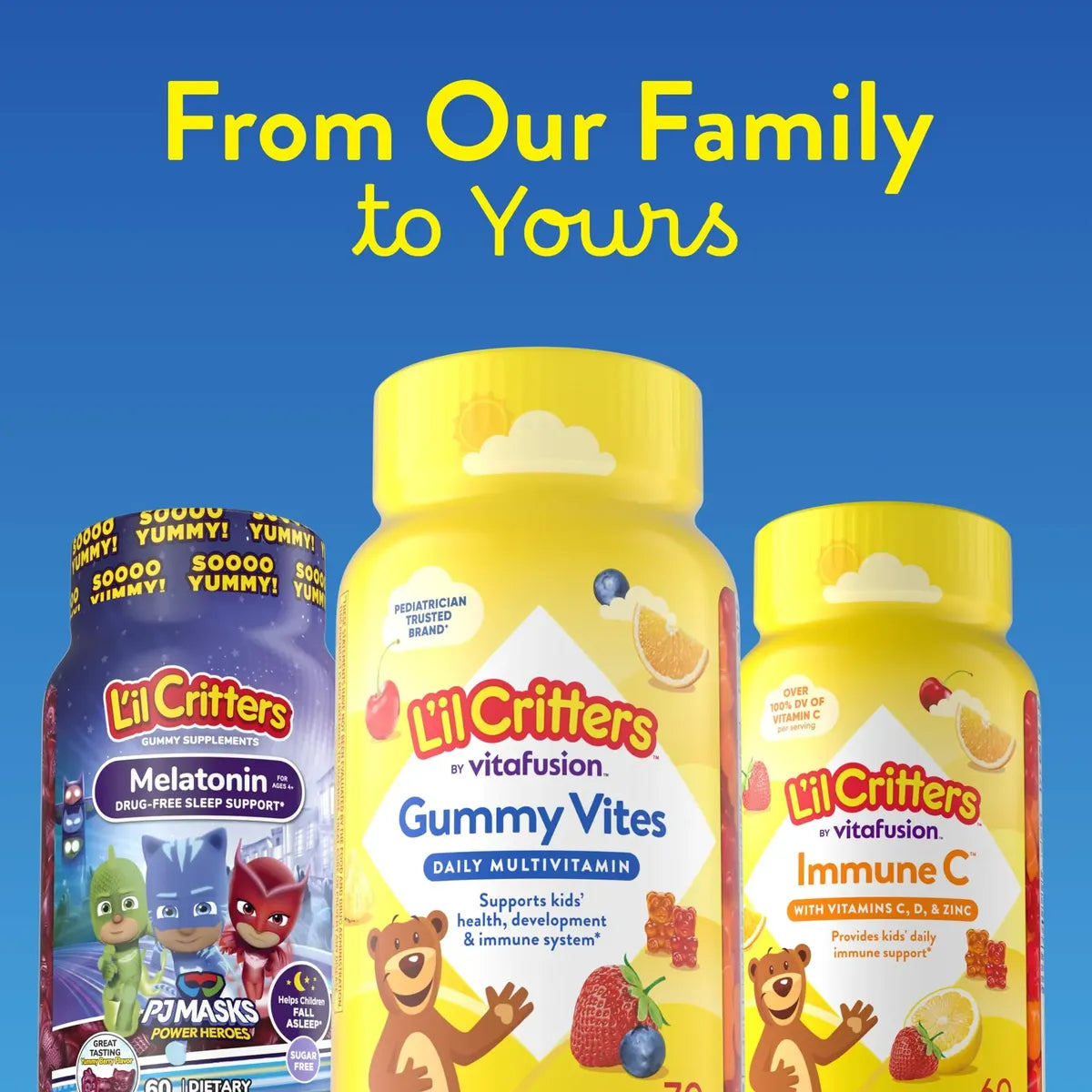 Gomitas de Omega-3 L'il Critters – 120 Unidades – EPA, DHA y ALA