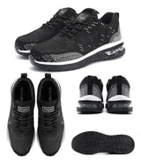 Zapatillas de Seguridad SREGTEE con Plataforma Air | Puntera de Acero | Antipinchazos | Unisex | Nuevos