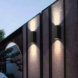 Aplique Lampara Muro Led Luz Doble Dicroico Exterior