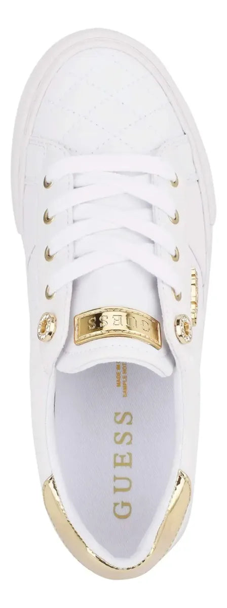 Zapatillas Guess Loven3 Mujer Blanco/Rosa | Estilo Urbano Premium