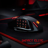 Mouse Gamer Redragon M913, Inalámbrico, 16 Botones, Negro