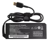 Cargador Compatible Con Lenovo 20v 3.25a 65w Punta Cuadrada Negro