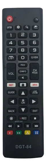 Control Remoto DGT Compatible Para LG Smartv Generico