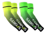 2 Par Mangas Bike Compresión Protección Uv Ciclismo Deporte