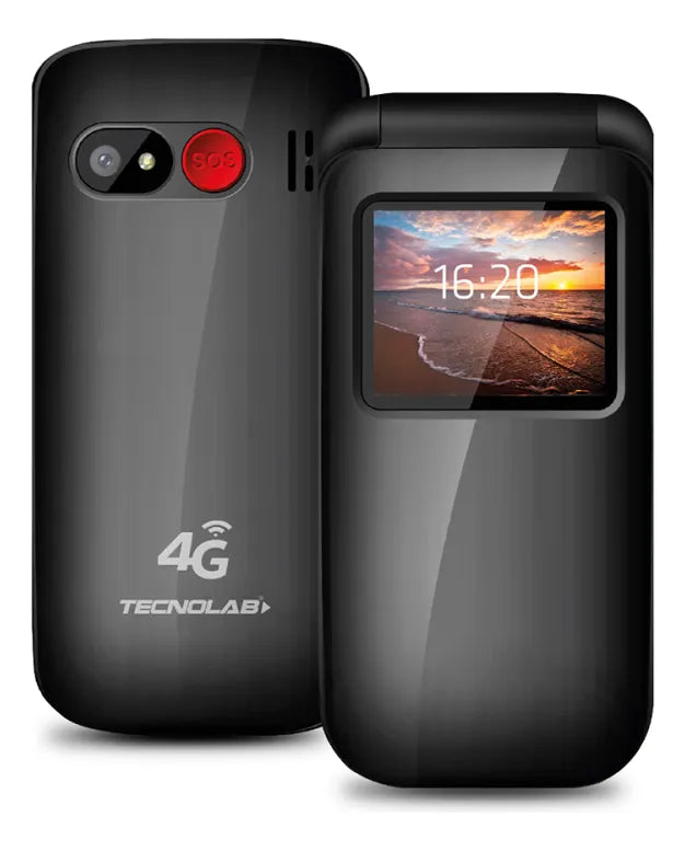 Celular Senior Tecnolab Shell Sos 4g 1.77 Pulgadas