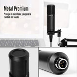 Micrófono Maono Au-pm320 Xlr Cardioide Condensador Color Negro