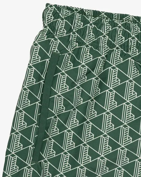 Traje de Baño Hombre Lacoste MH9292 – Verde Estampado Talla M