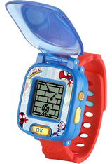 VTech Spidey y Sus Asombrosos Amigos – Reloj Educativo Spidey | Aprende la Hora Jugando (version en inglés)