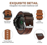 Correa de Cuero para Garmin Fenix 6x Sapphire