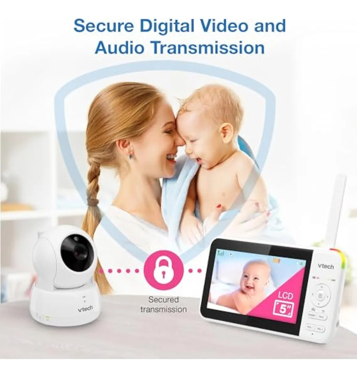 Control Remoto Vtech Vm924 De 5 Pantallas Para Bebés