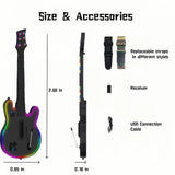 Lyvix Guitarra Inalámbrica Guitar Hero para PS4 PS3 y PC