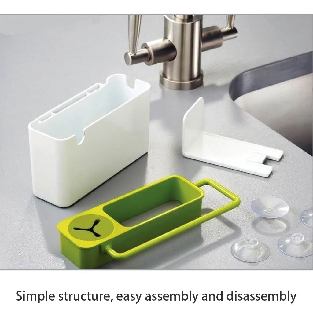 Soporte De Fregadero Organizador De Cocina Porta Esponja