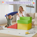 YENING Large Foam Climbing Blocks – Set de 4 Piezas para Niños de 1 a 3 Años