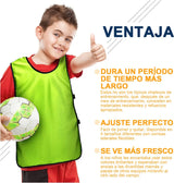 Pack X6 Petos Deportivos Multiusos Chalecos Para Niños