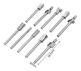 10 Fresas Caladoras Madera Aluminio Pvc Multipro Tipo Dremel