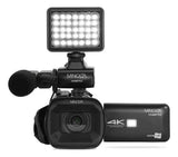 Paquete Videocámara Minolta MN4KPRO 4K UHD 60 FPS 64 MP WiFi Kit Profesional