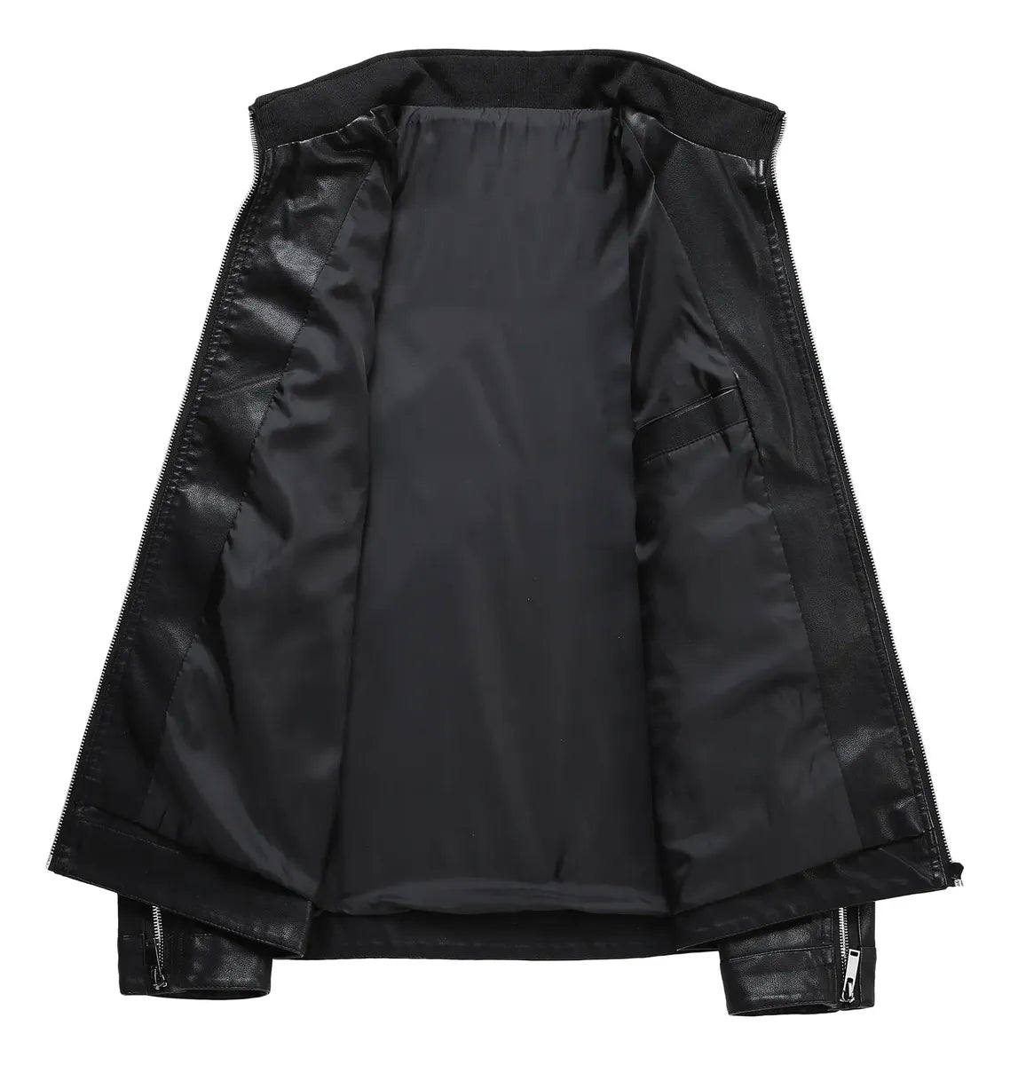Chaqueta de Ecocuero Hombre Vintage | Estilo Motociclista Urbano y Atemporal