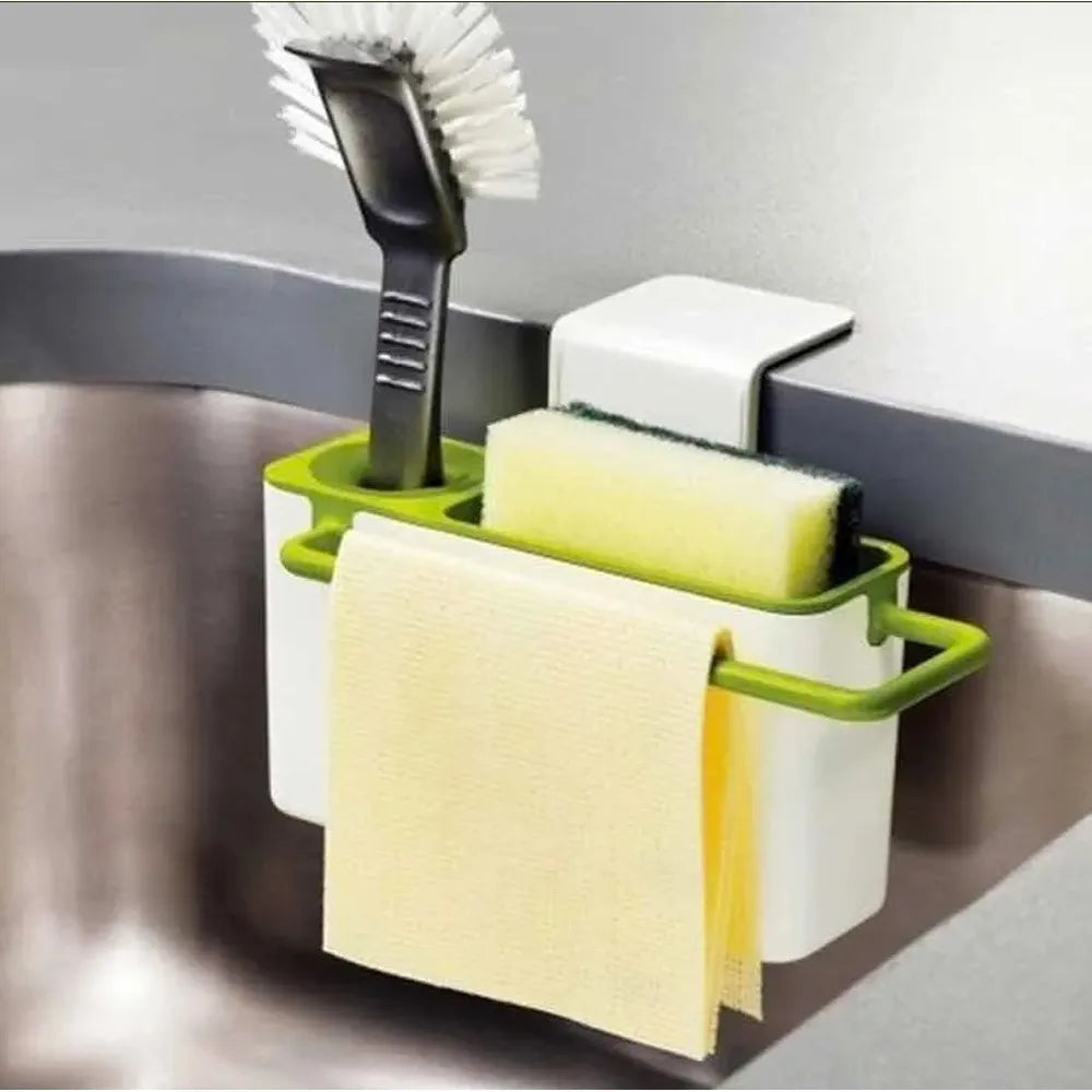 Organizador Porta Esponja Y Cepillo Para Lavaplatos