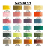 Kuretake Gansai Tambi Set de 24 Acuarelas – Colores Vibrantes