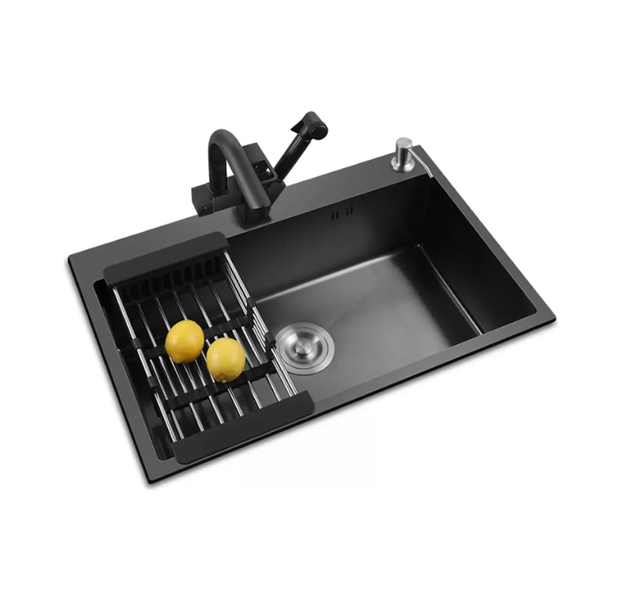 Fregadero De Cocina 75x45cm Acero Inoxidable Lavavajillas