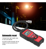 Detector Portátil de Fugas de Gas Combustible HT601A con Sonda Flexible y Alarma LED