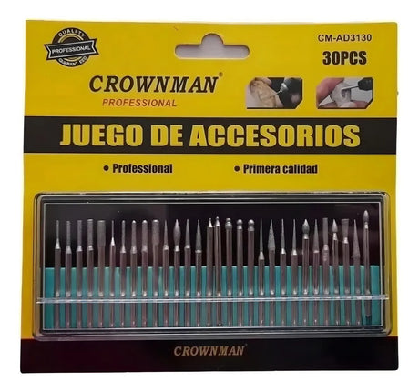 Juego Puntas O Brocas Diamantadas Para Dremel 30 Piezas