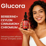 Glucora Berberina Líquida en Gotas 60 ml – Vegana y Sin OGM