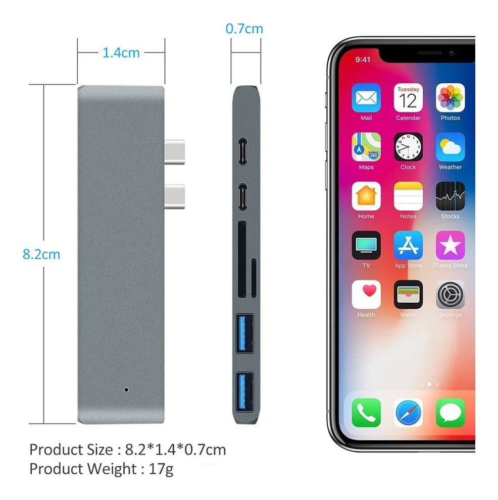 HUB Thunderbolt 3 USB-C for Macbook Pro
