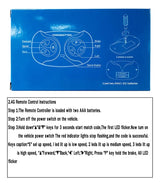 Control Remoto POLYNX JR1602FCC 2.4 GHz Bluetooth para Auto Eléctrico Infantil Power Wheels