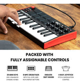 Controlador MIDI USB Akai Professional MPK Mini MK3 25 Teclas Negro