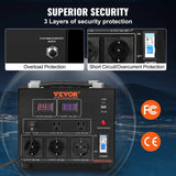 VEVOR SV-5000VA Transformador Convertidor de Voltaje 5000VA 110V/220V