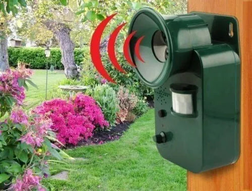 Repelente Ultrasonico Ahuyentador De Animales Son Sensor