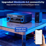 Amplificador De Audio Romicta Ak50 400w Bluetooth 5.0
